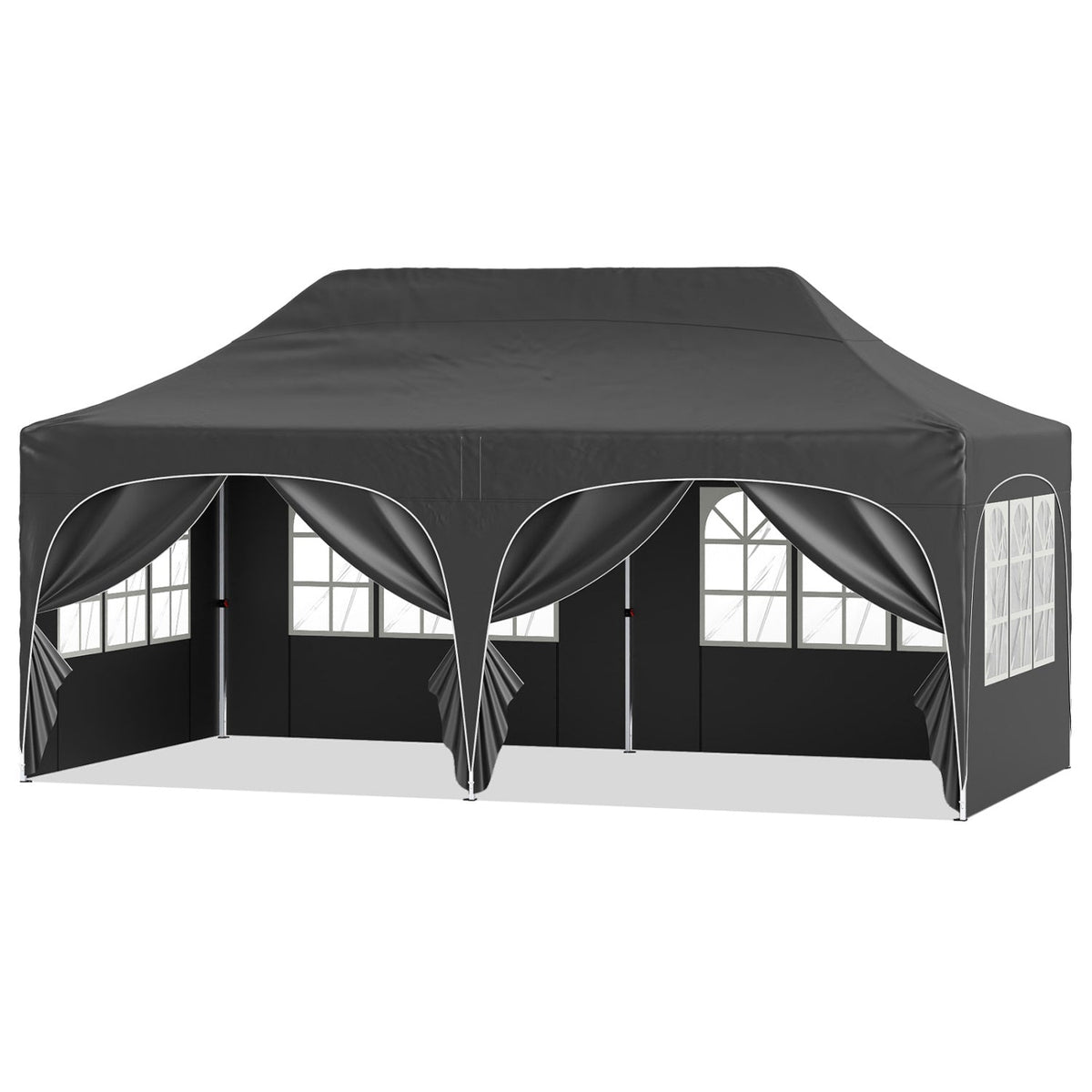 Pop Up Canopy Tent 10x20 ft with 6 Removable Sidewalls